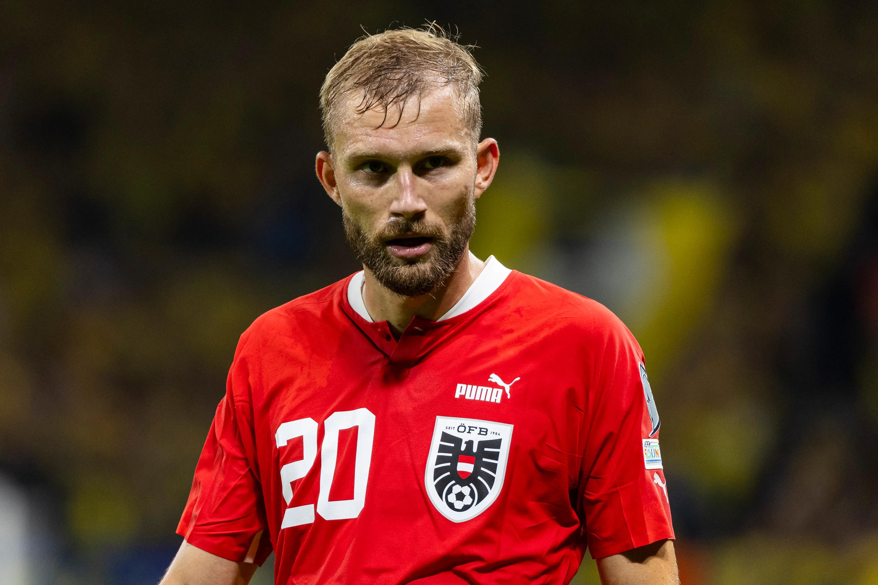 14 Austria's midfield warrior: Laimer embraces the challenge of stopping Messi at his first World Cup